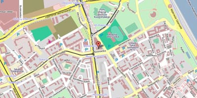 Zemljevid starega mesta Varšava poljska